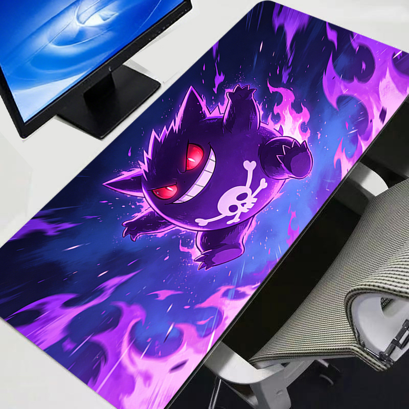Pc Gaming Desk - Mouse Pad Gengar Pokemon Pikachu Anime