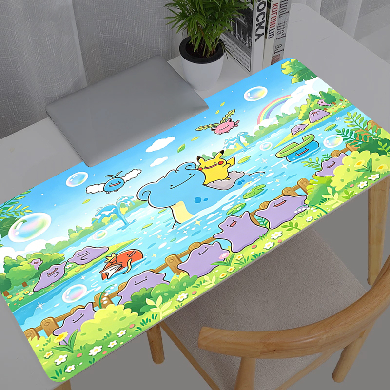 Pc Gaming Aesthetic - Mouse Pad Pokemon Pikachu Anime Durable