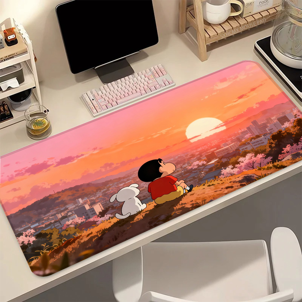 Pc Gaming Aesthetic - Anime Cartoon Mouse Pad C-Crayon Shin-chans