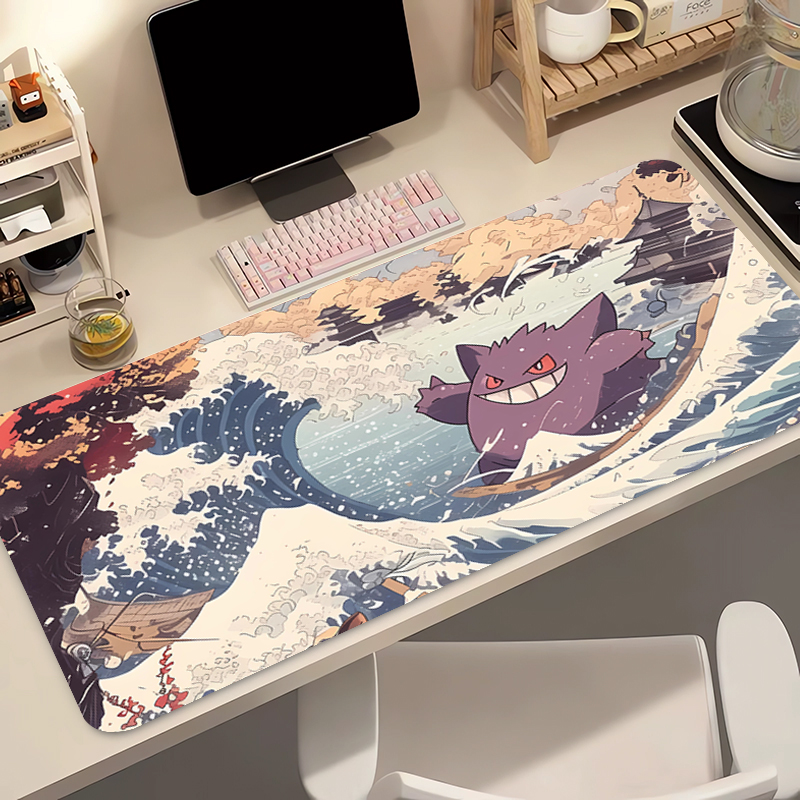 Pc Gaming Desk - Anime Mouse Pad 90x40cm Pokemon Gengar
