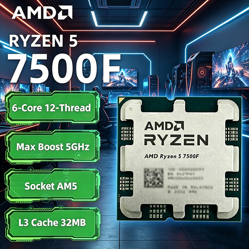 AMD Ryzen 5 7500F 3.7GHz 6-Cor - Pc Gaming Ryzen avis et prix