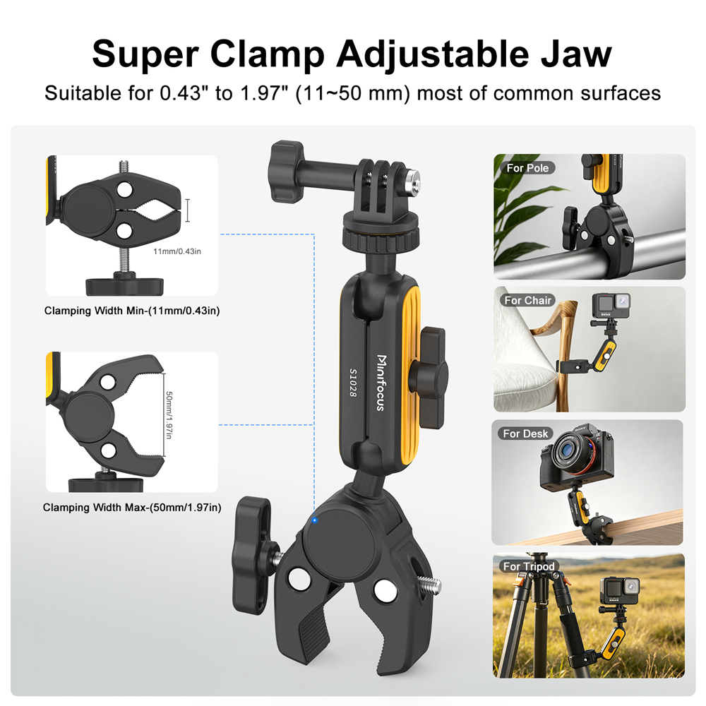 Super Clamp with 360° Dual Bal - Dual Monitor Arm avis et prix