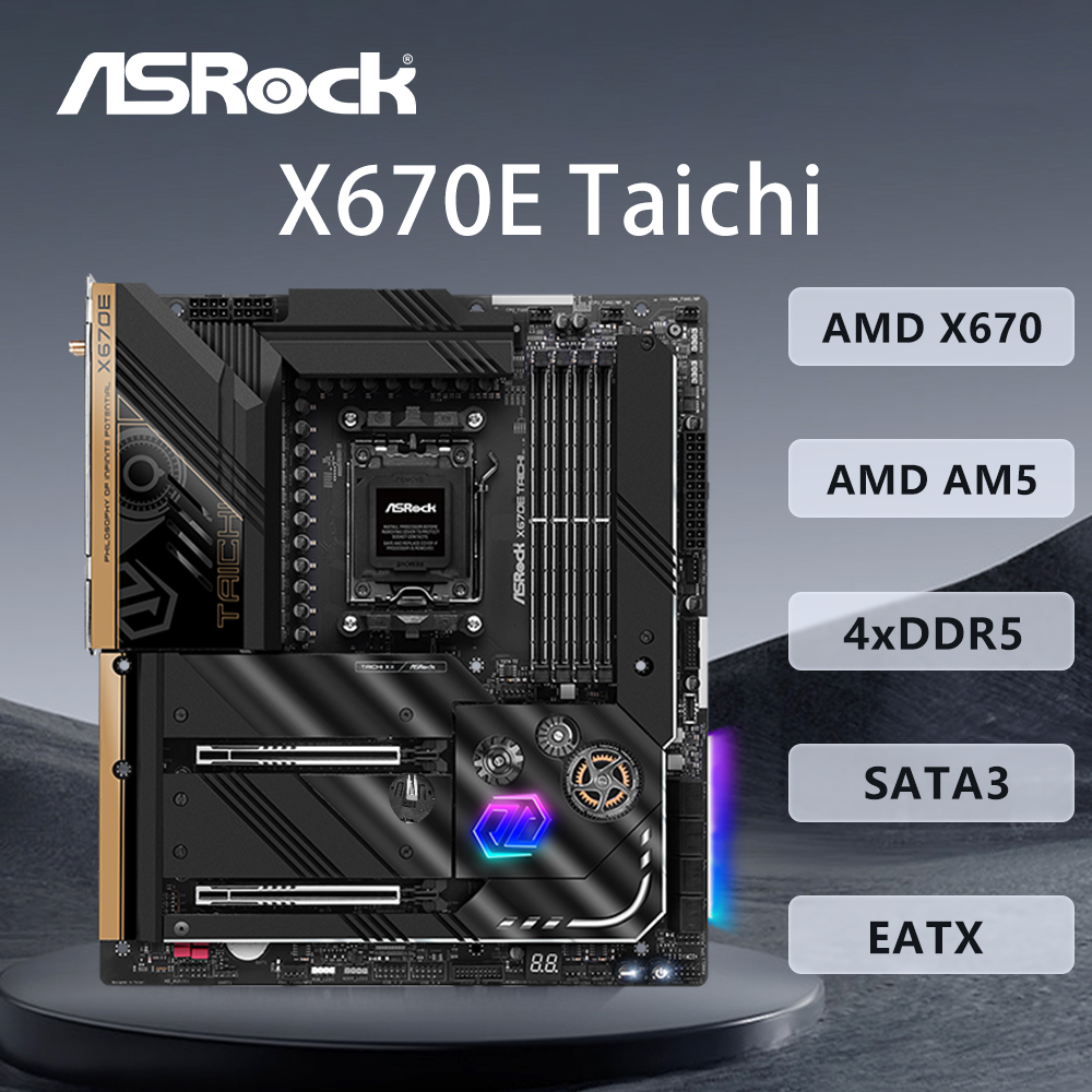 ASRock X670E Taichi Motherboar - Pc Gaming Ryzen avis et prix