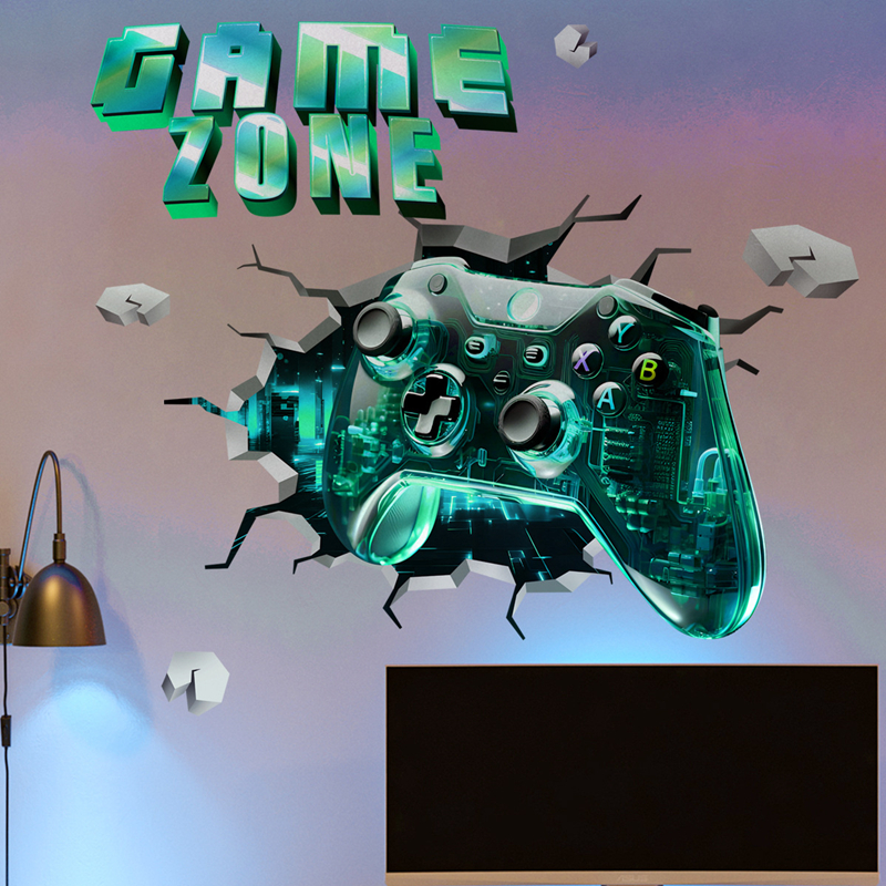 Game Zone Gaming Mural Broken  - Pc Gaming Wallpaper avis et prix