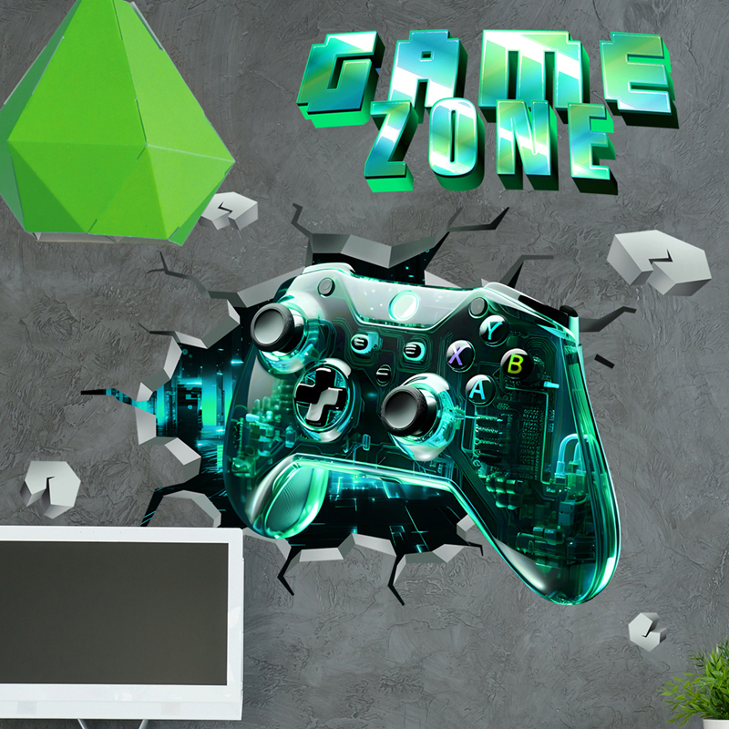 Game Zone Gaming Mural Broken  - Pc Gaming Wallpaper avis et prix