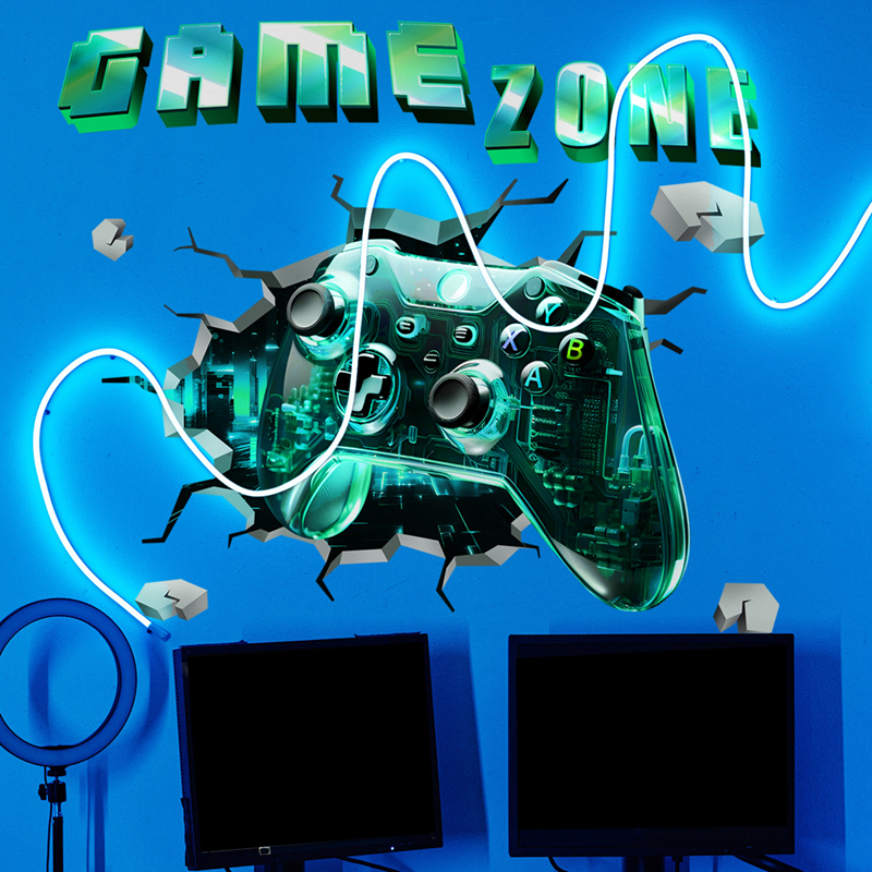 Game Zone Gaming Mural Broken  - Pc Gaming Wallpaper avis et prix