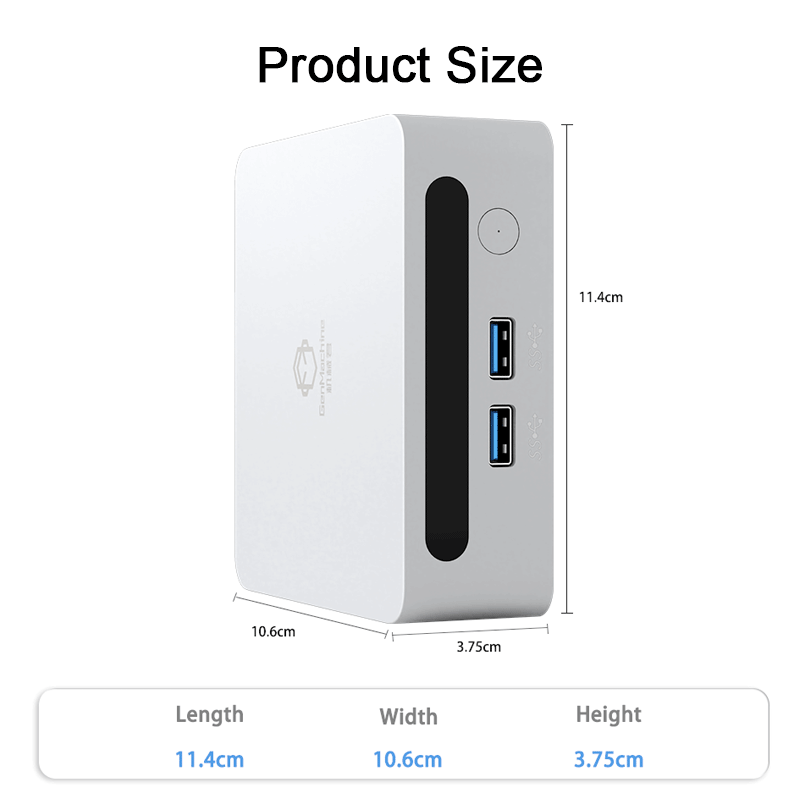 2025 GenMachine Mini PC R5 753 - Pc Gaming Ryzen avis et prix