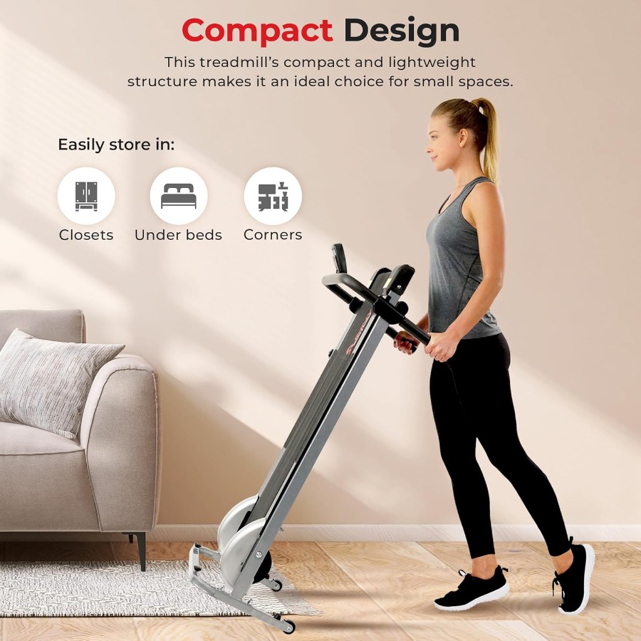 Compact and Foldable Treadmill - Dual Monitor Arm avis et prix
