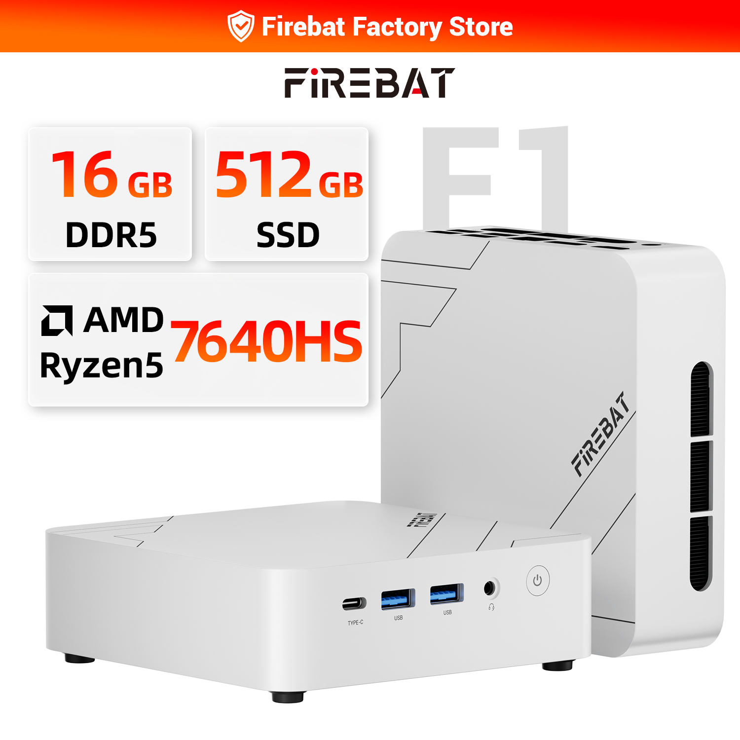 FIREBAT F1 MINI PC AMD Ryzen 5 - Pc Gaming Ryzen avis et prix