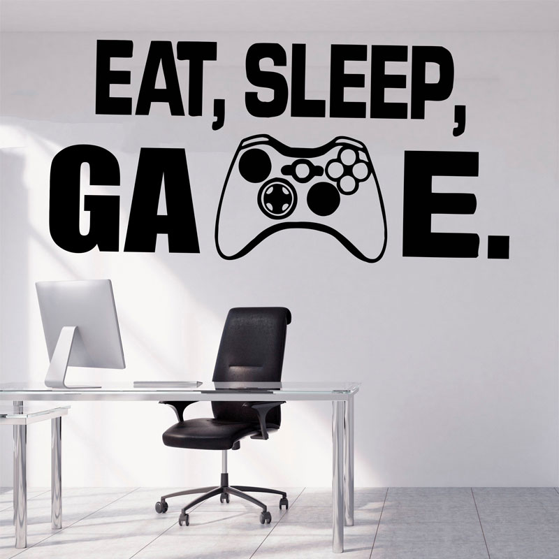 Carved Gamer Wall Sticker Viny - Pc Gaming Wallpaper avis et prix