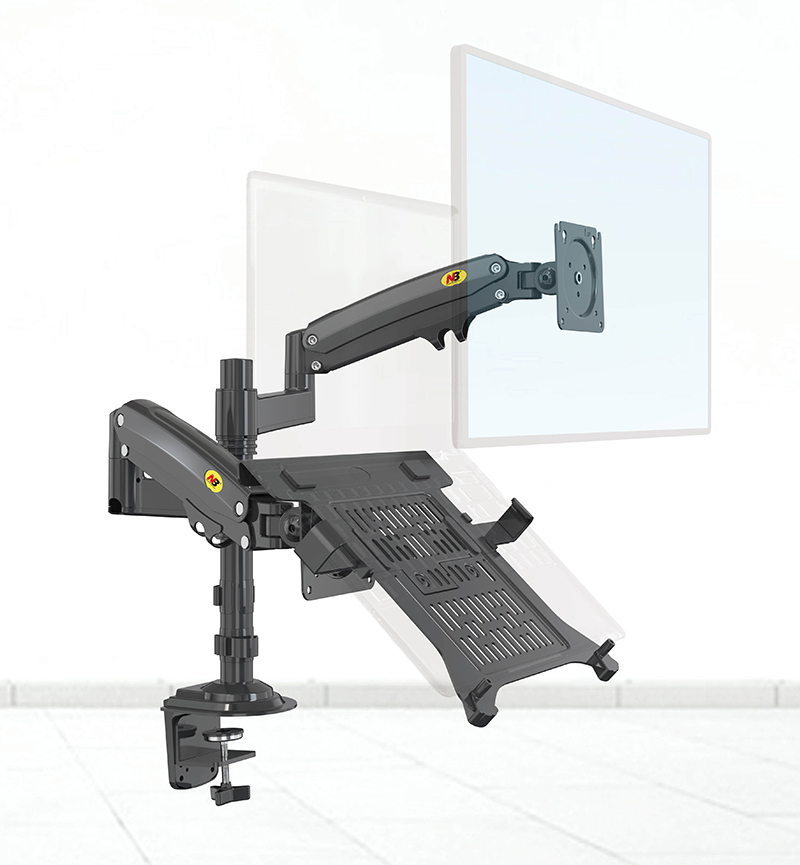 Desktop NB H180-FP Gas Spring  - Dual Monitor Arm avis et prix