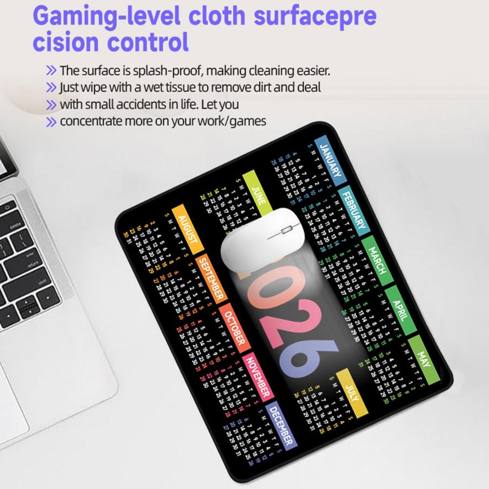 2026 Calendar Mouse Pad Waterp - Pc Gaming Desk avis et prix