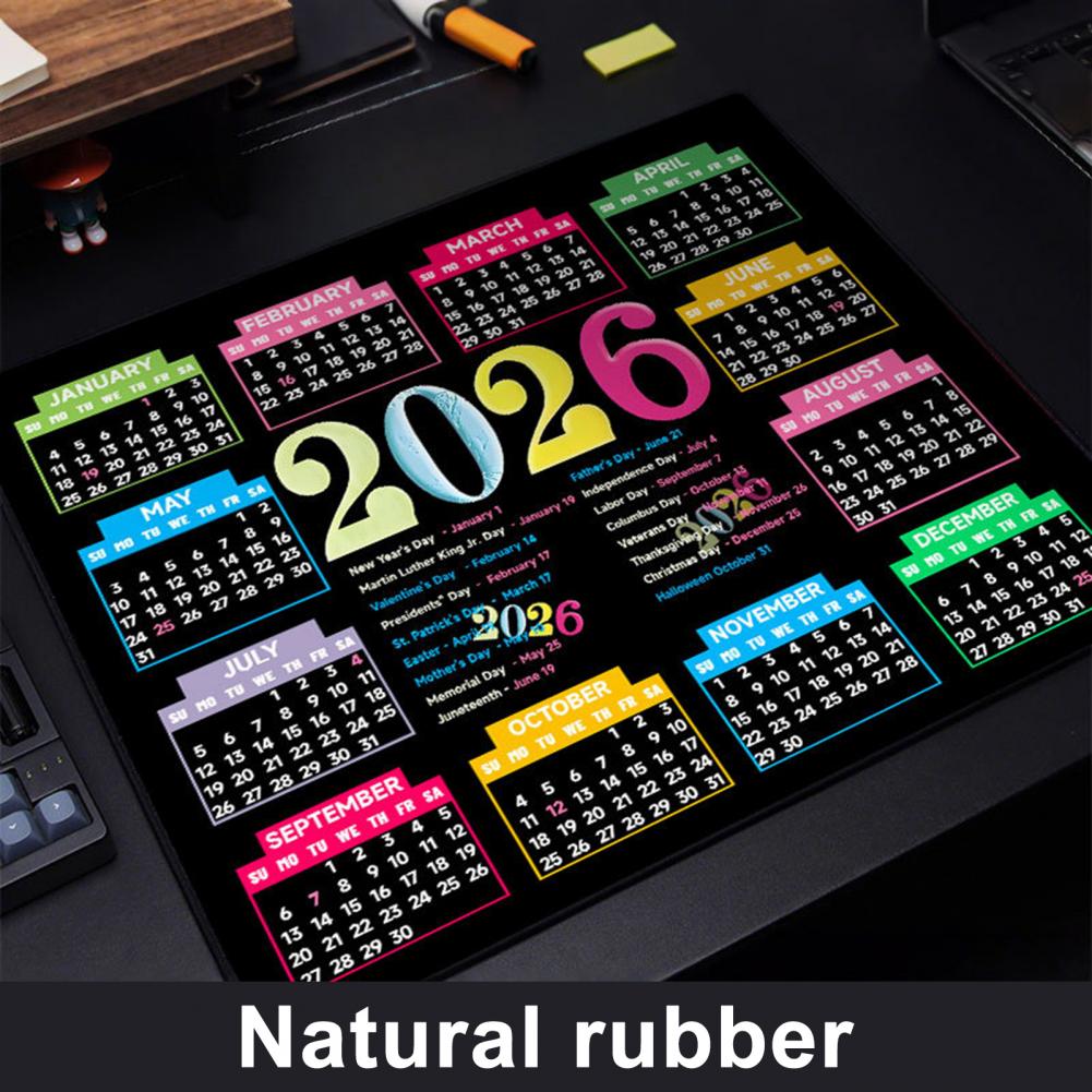 2026 Calendar Mouse Pad Waterp - Pc Gaming Desk avis et prix