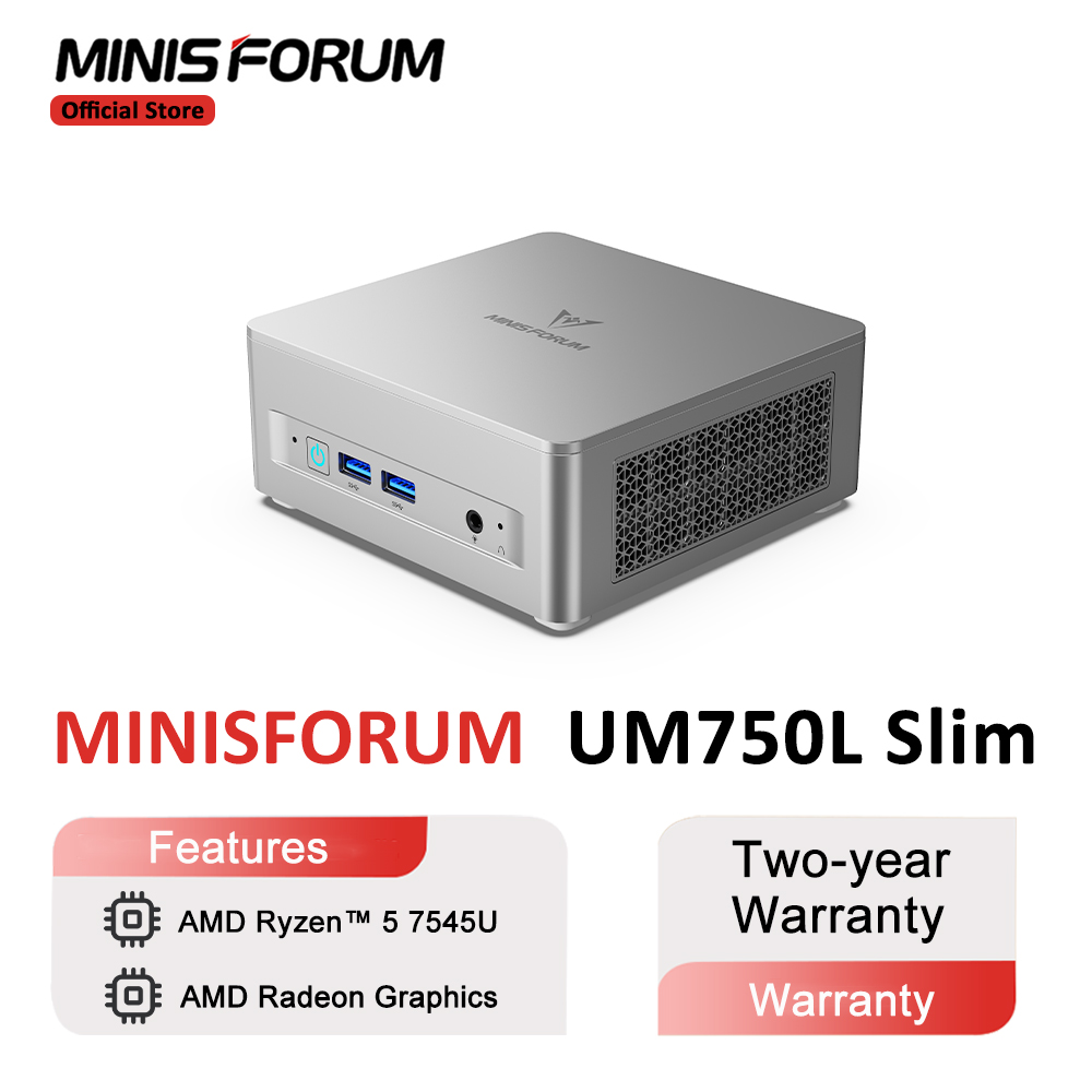 MINISFORUM Mini PC UM750L Slim - Pc Gaming Ryzen avis et prix