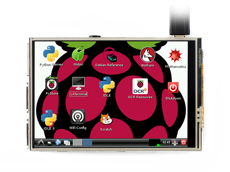 3.5inch RPi LCD (C), 480x320,  - Dual Monitor Arm avis et prix