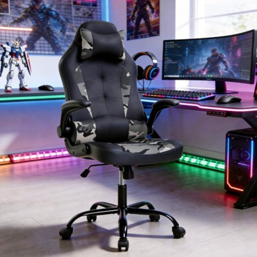 PC Gaming Chair Ergonomic Offi - Pc Gaming Desk avis et prix