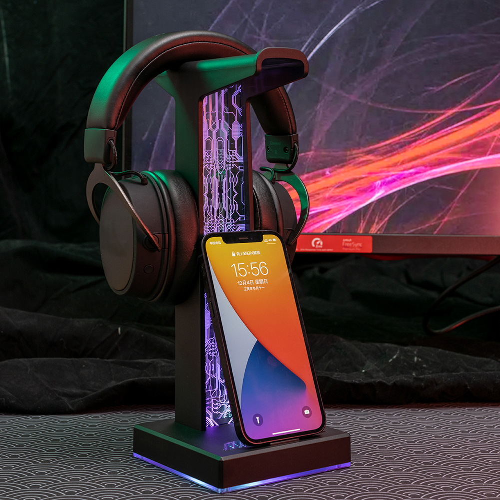 RGB Gaming Headphone Stand Dua - Pc Gaming Desk avis et prix