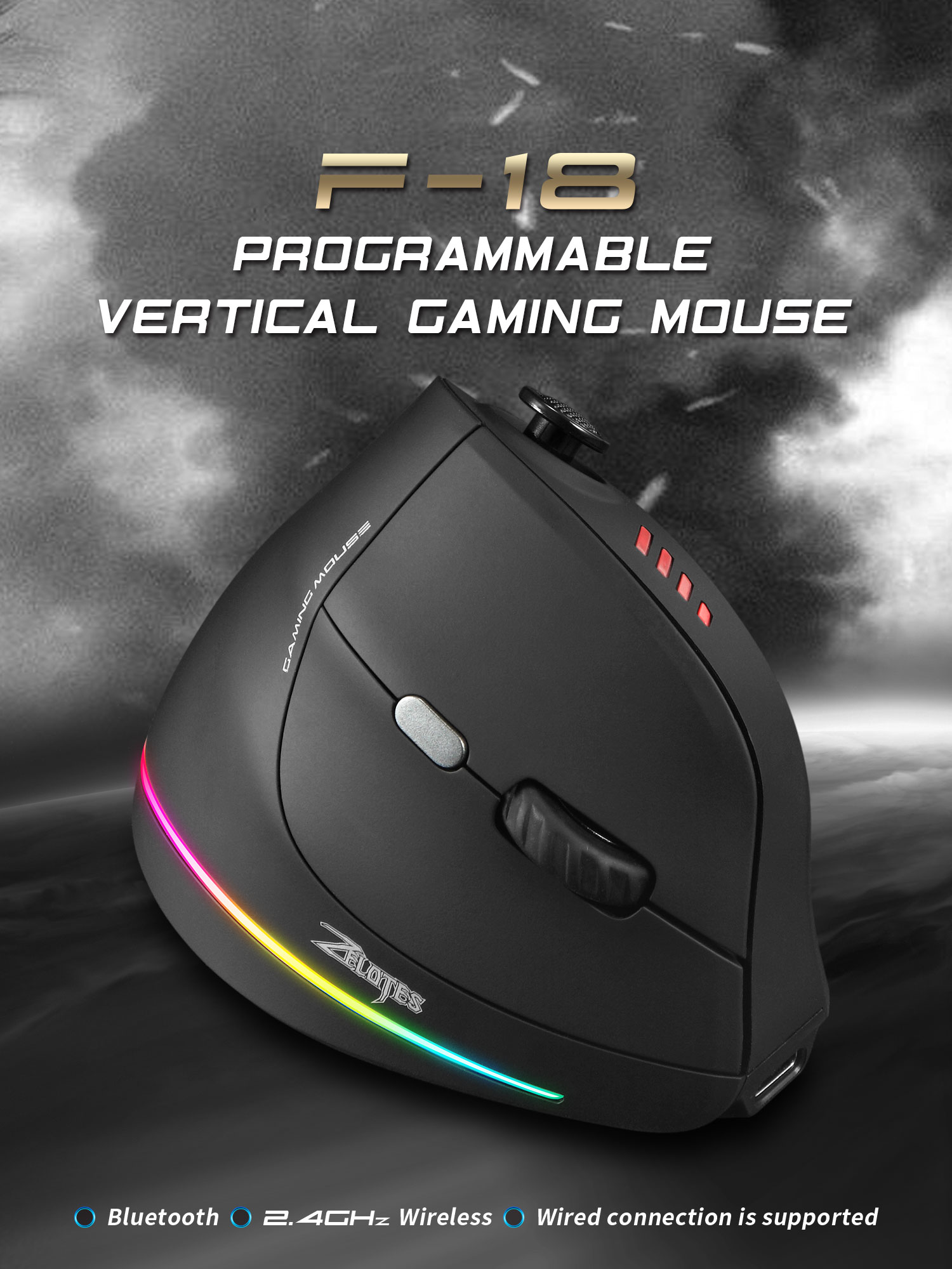 Jomaa RGB Backlit Wireless Ver - Pc Gaming Aesthetic avis et prix