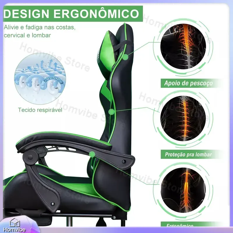 High-Back Ergonomic Gaming Cha - Pc Gaming Desk avis et prix