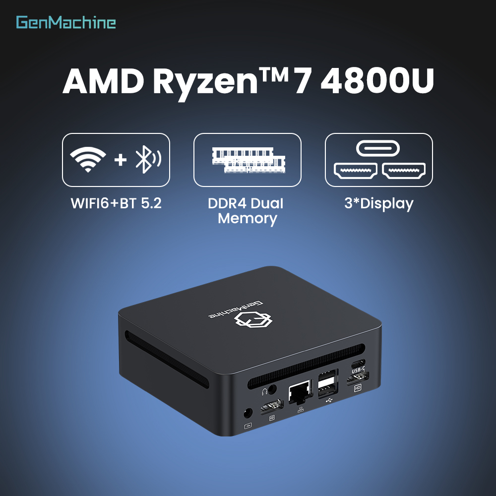 GenMachine Mini PC AMD Ryzen 7 - Pc Gaming Ryzen avis et prix